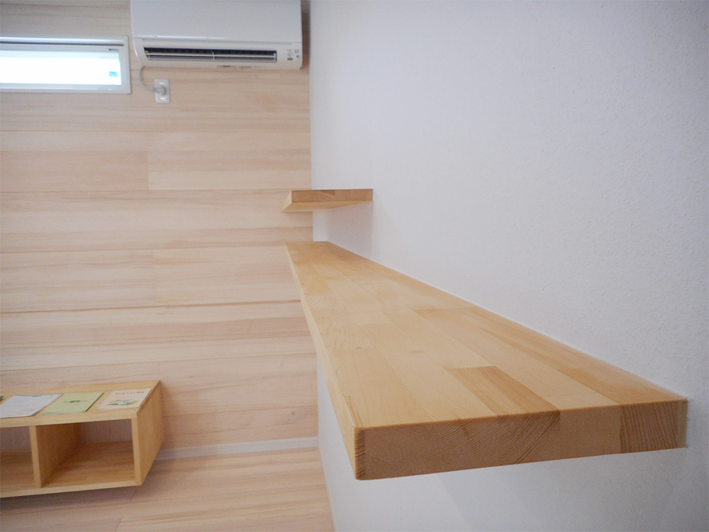 機能的なディスプレイ棚 - Y様邸 - 新潟市西区のもみの木の家