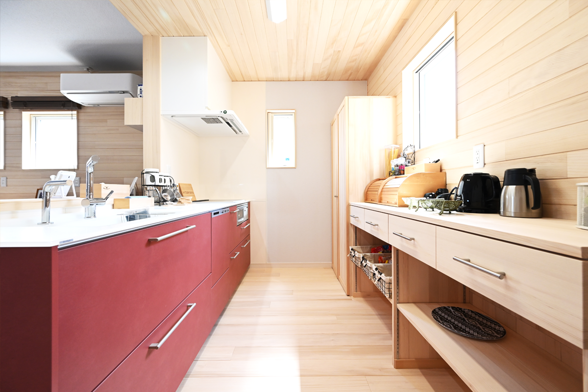 キッチン | 家事効率のいい家 | もみの木ハウス新潟
